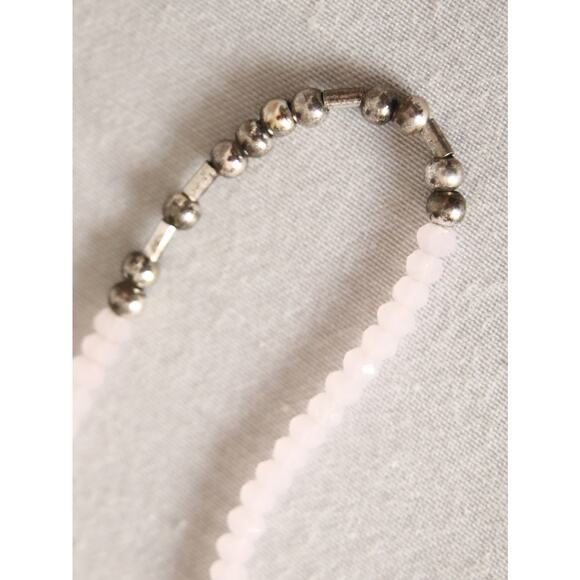 Barely There Stretch Bracelet Ultra Thin Rose Quartz Beads - Picture 8 of 8